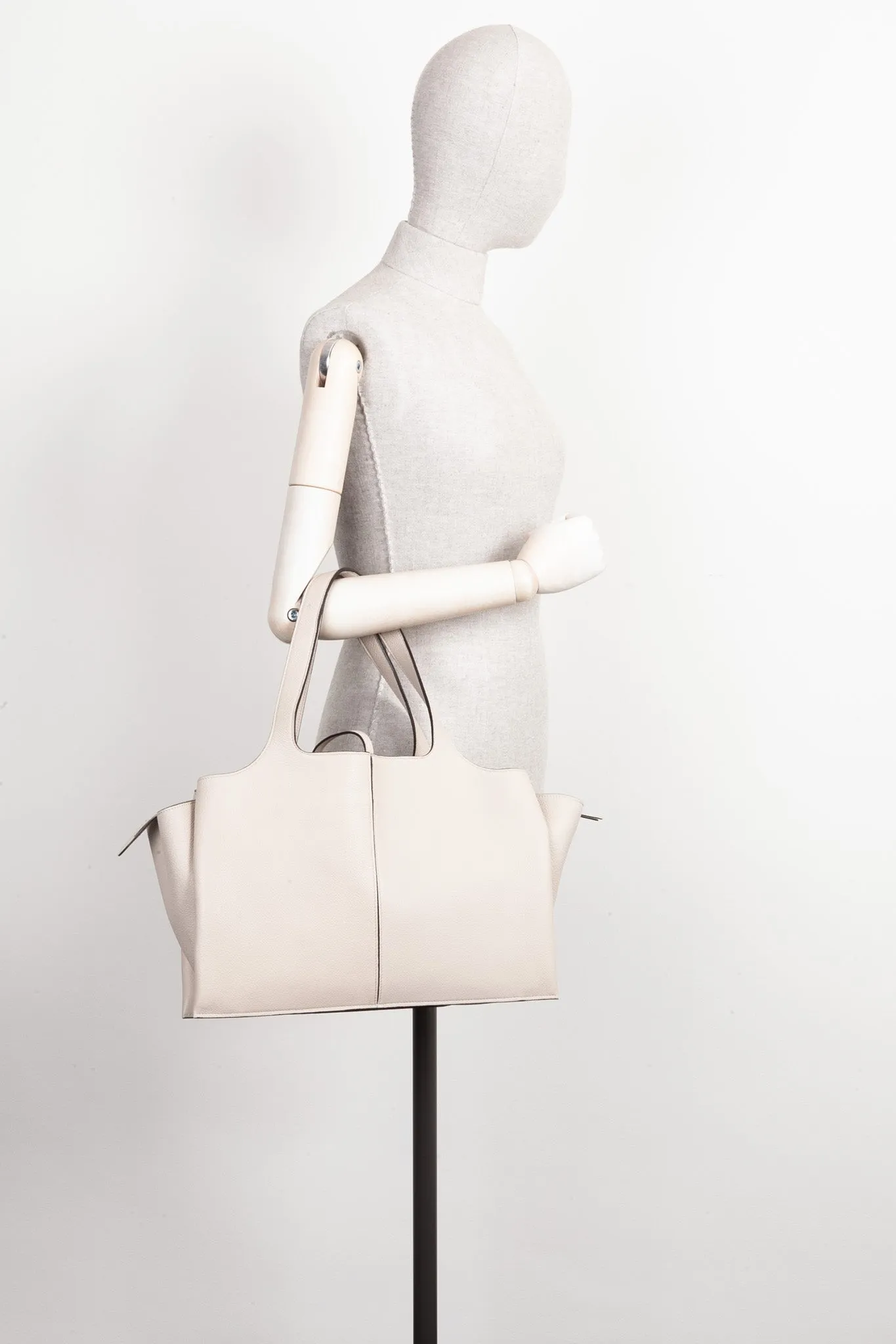 C??LINE Tri Fold Shoulder Bag Beige