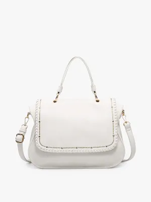 Cricket Vegan Studded Hobo/Tote
