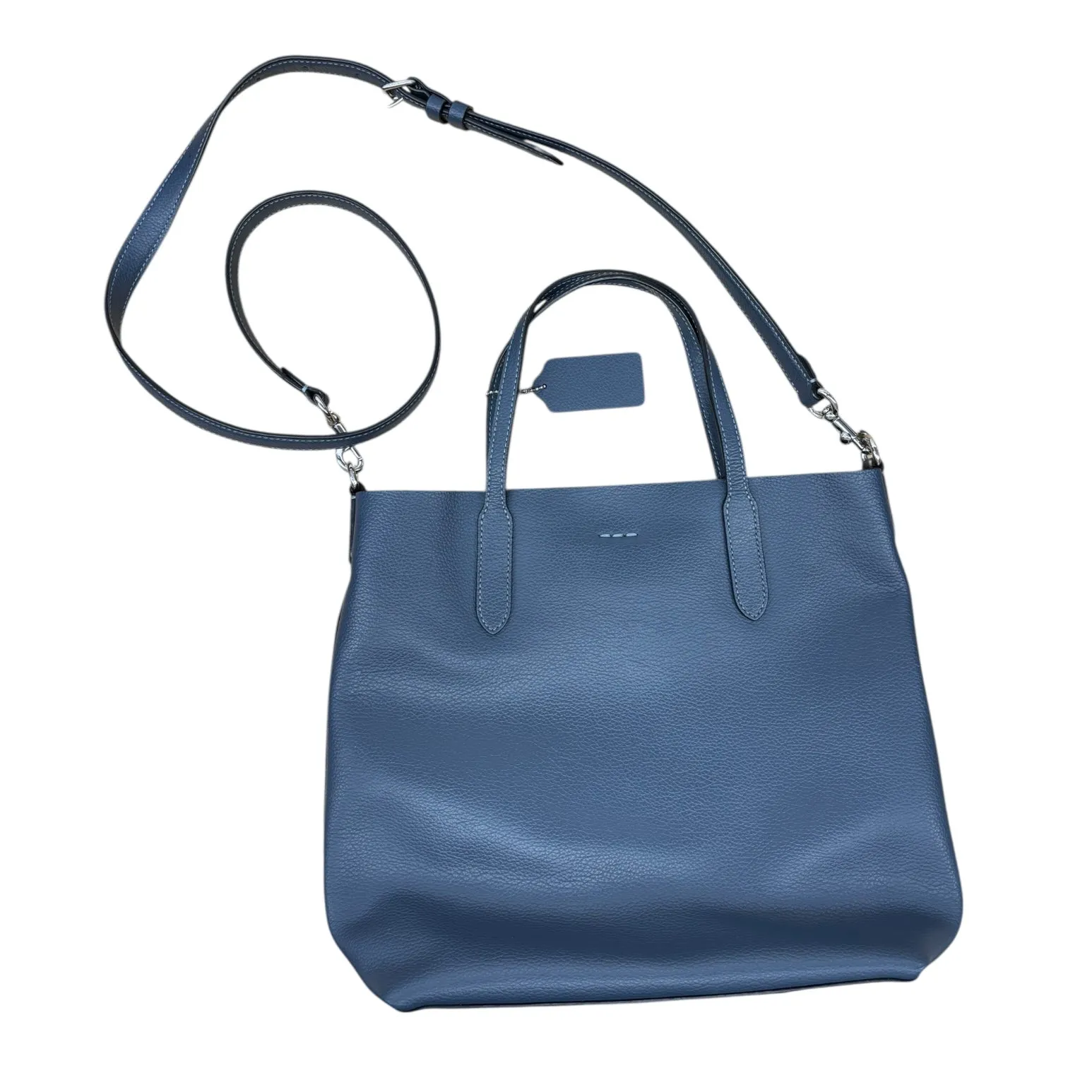 Crossbody Designer By Coach In Blue, Size:Medium
