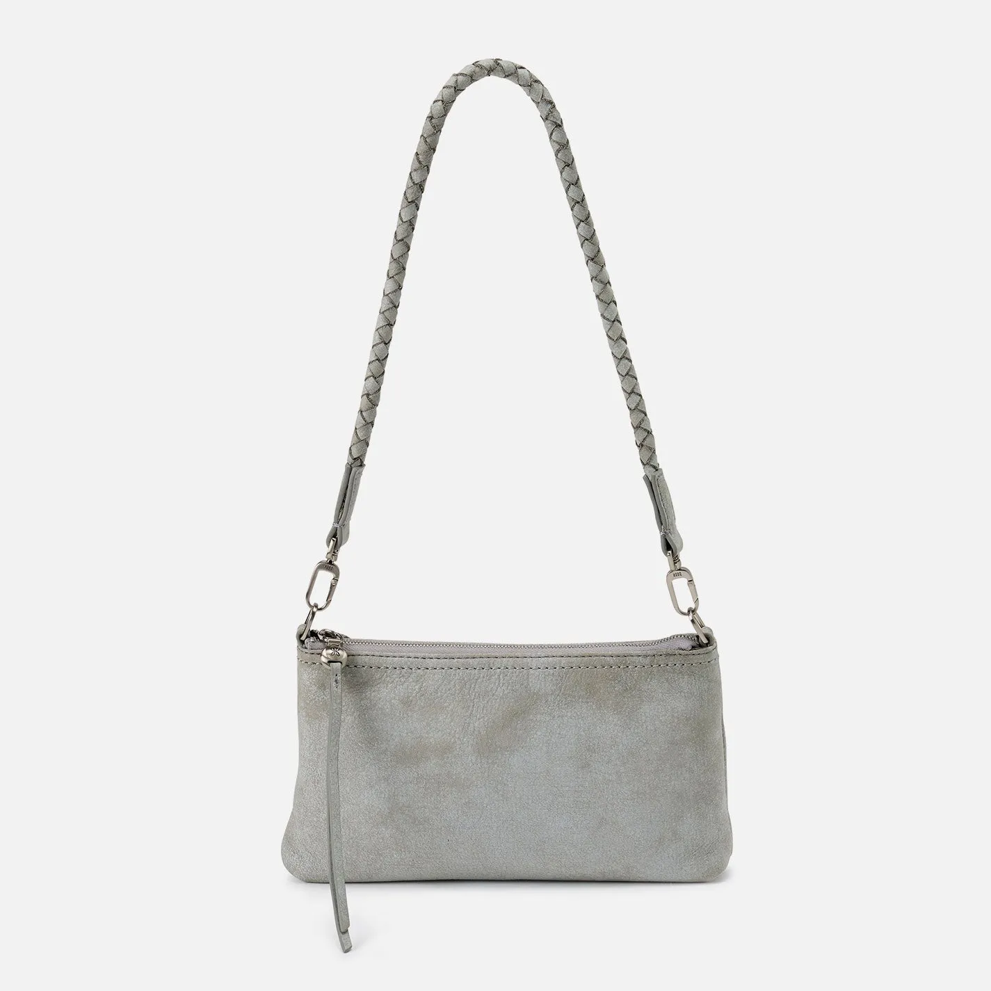 Darcy Crossbody In Buffed Leather - Misty Harbor