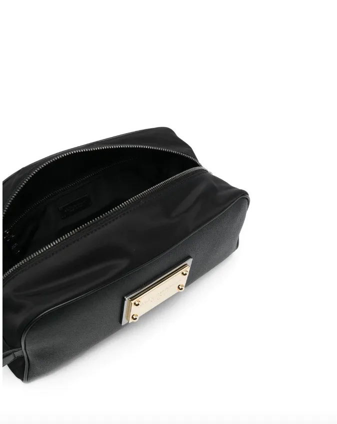 Dolce & Gabbana logo-plaque wash bag