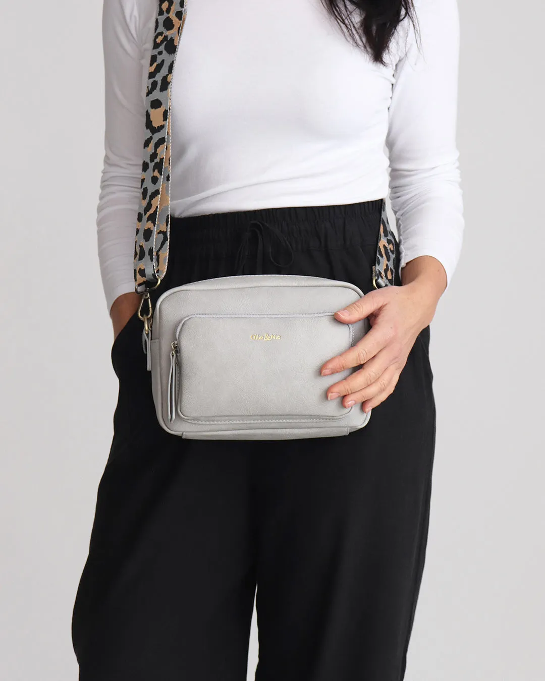 Doyle Crossbody - Light Grey