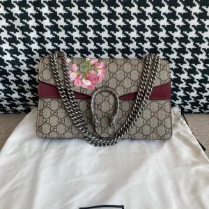 Gucci Dionysus Beige GG Blooms Canvas Shoulder Bag