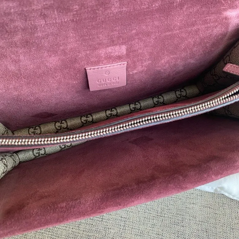 Gucci Dionysus Beige GG Blooms Canvas Shoulder Bag