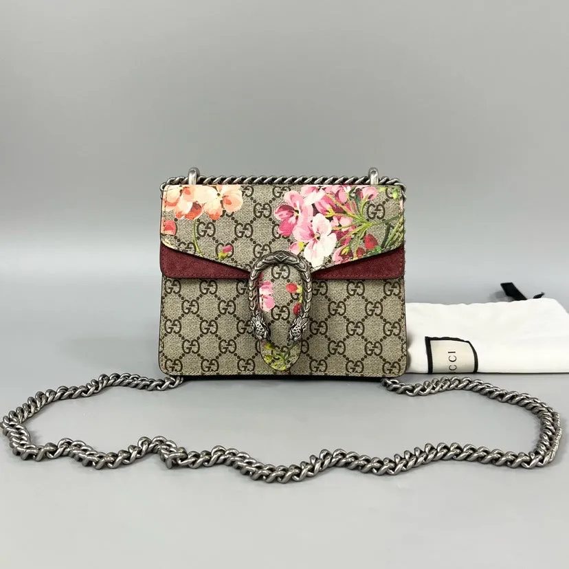 Gucci Dionysus Floral GG Supreme Small Shoulder Bag