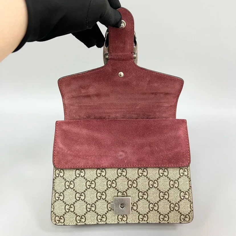 Gucci Dionysus Floral GG Supreme Small Shoulder Bag