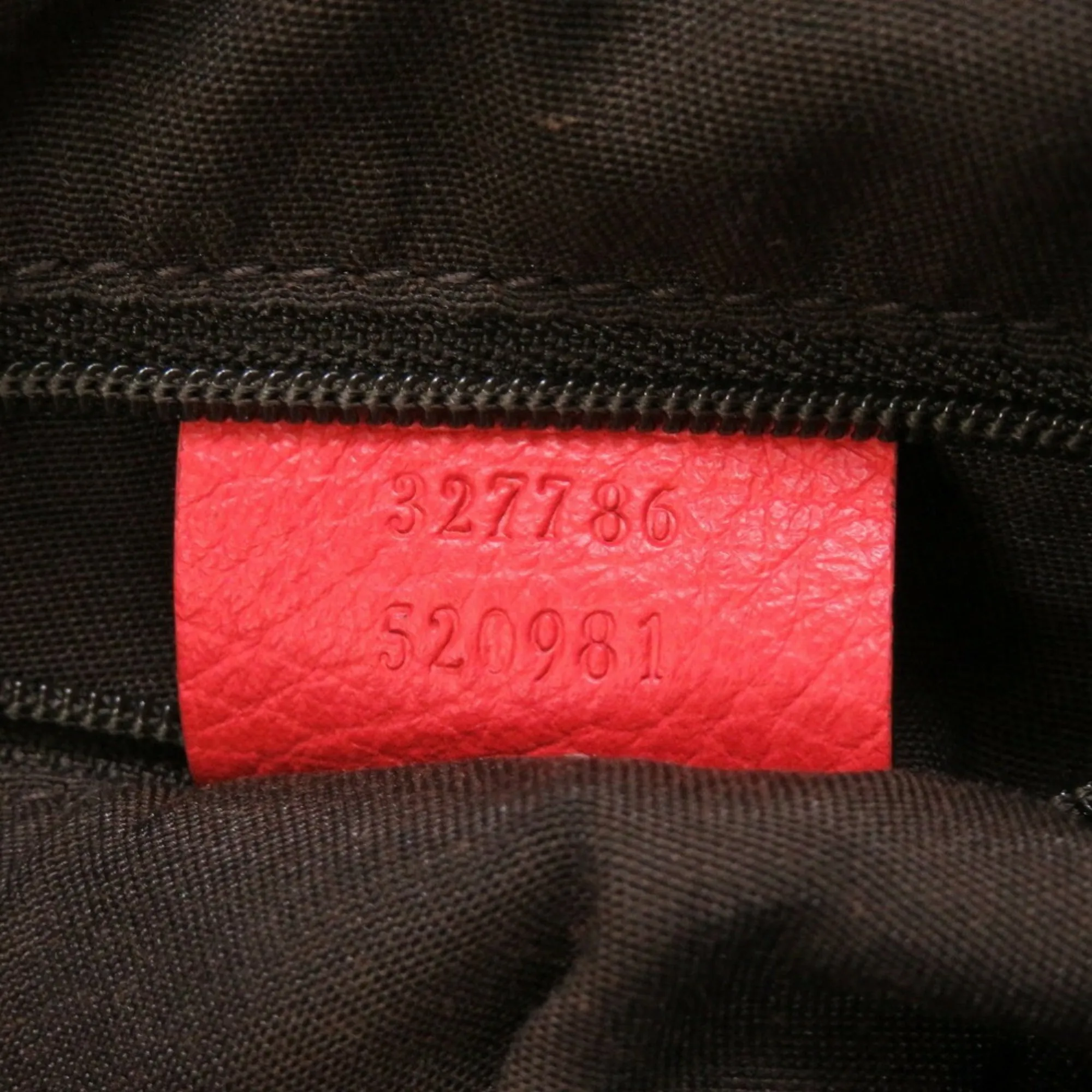 GUCCI leather red 327786 one shoulder bag