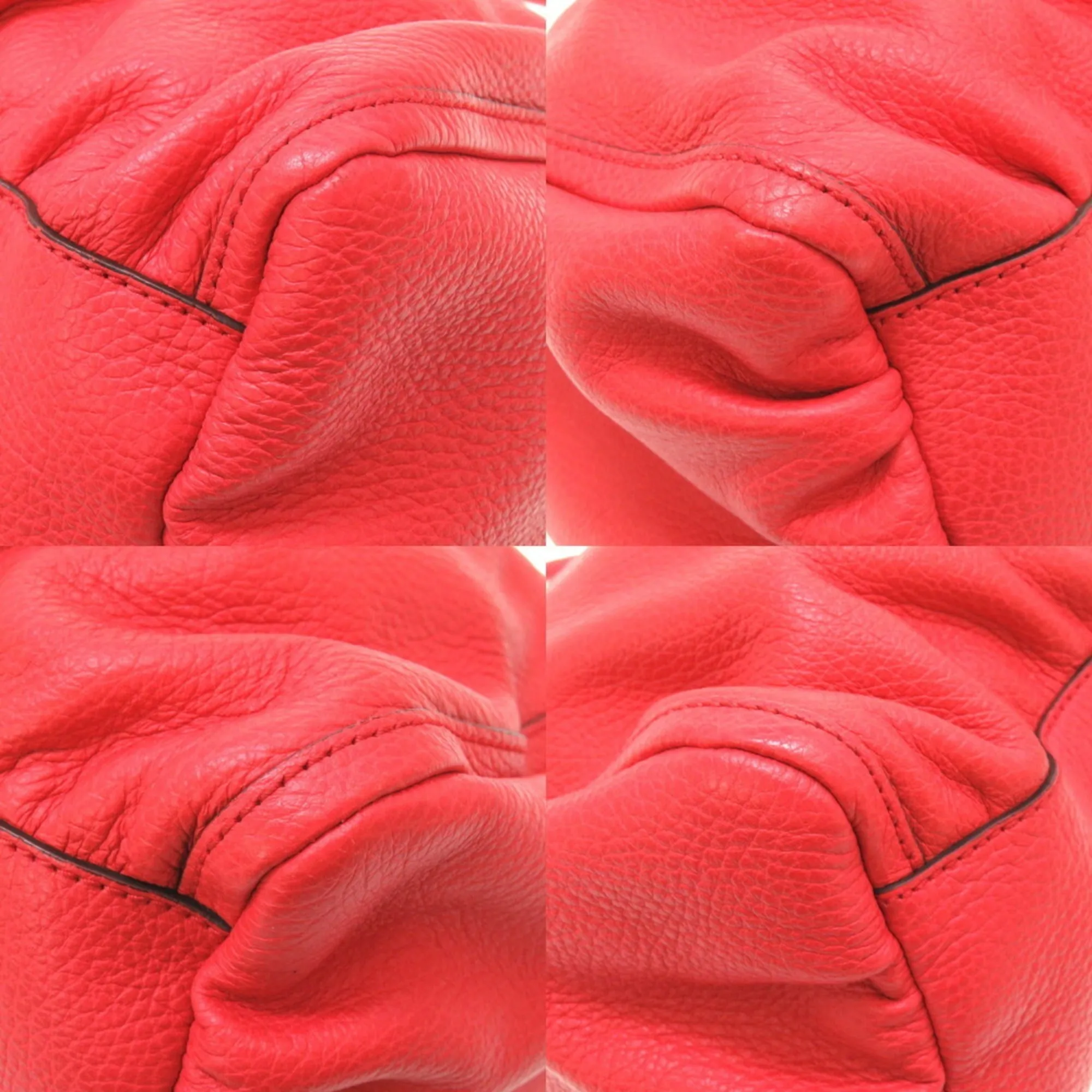 GUCCI leather red 327786 one shoulder bag