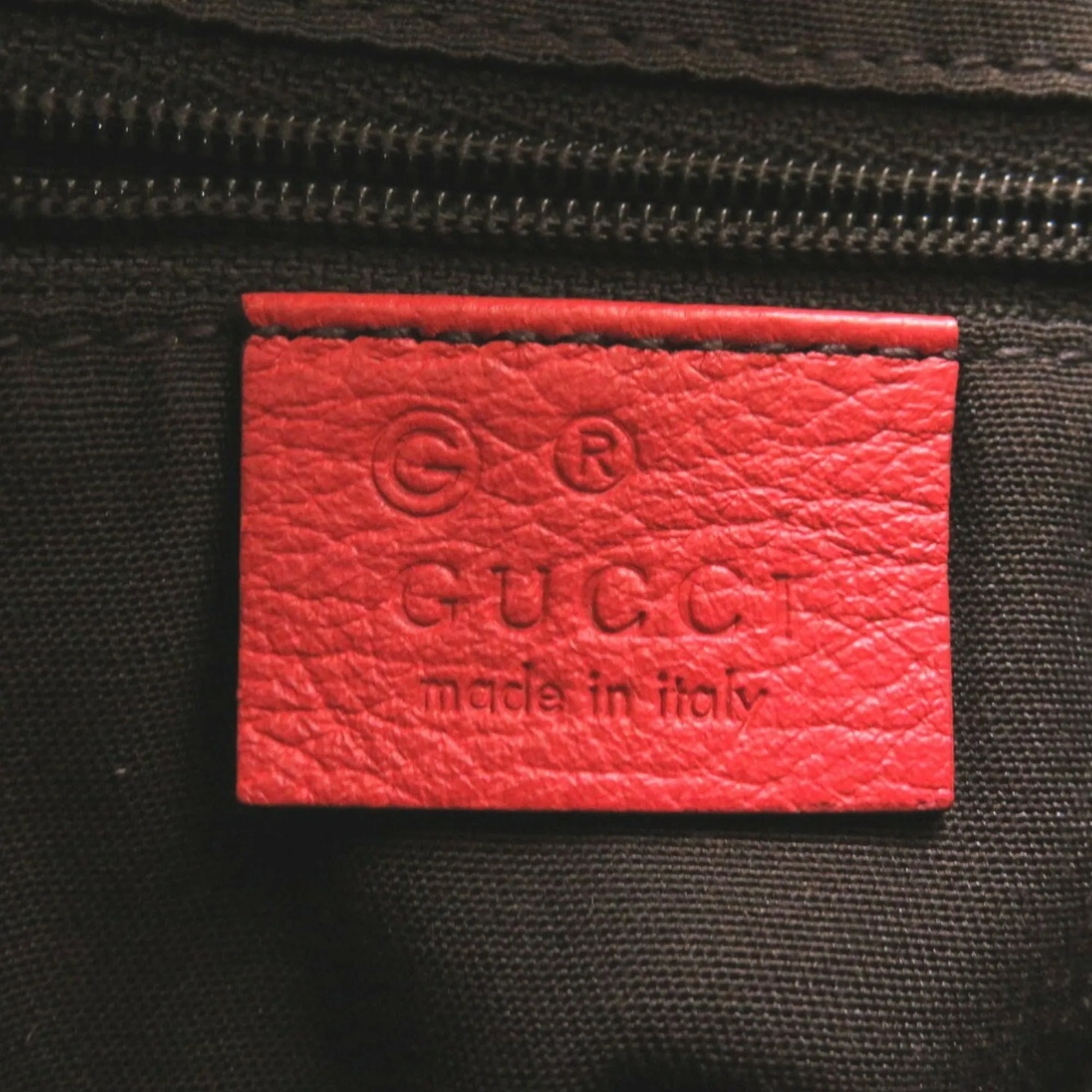 GUCCI leather red 327786 one shoulder bag