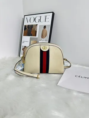 Gucci Ophidia Cream Shoulder Bag - Preloved, Vintage Designer Handbag