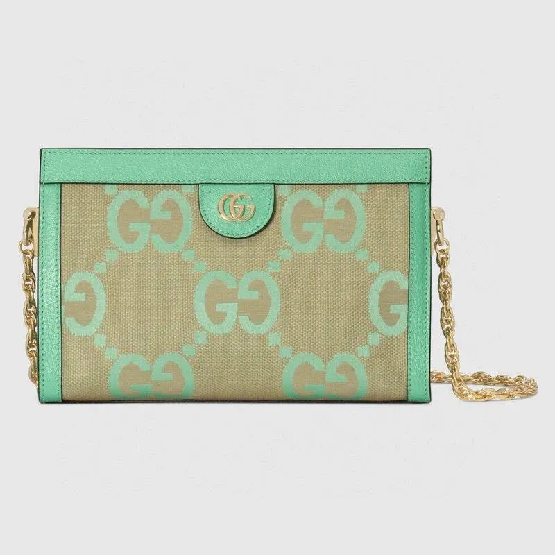 GUCCI OPHIDIA JUMBO GG SMALL SHOULDER BAG