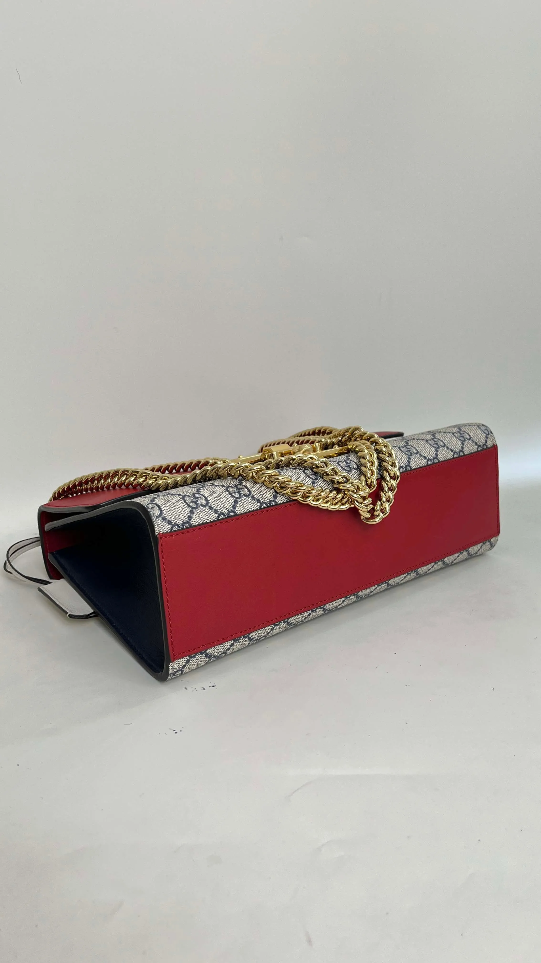 Gucci Padlock Bag Red and Beige Shoulder Bag