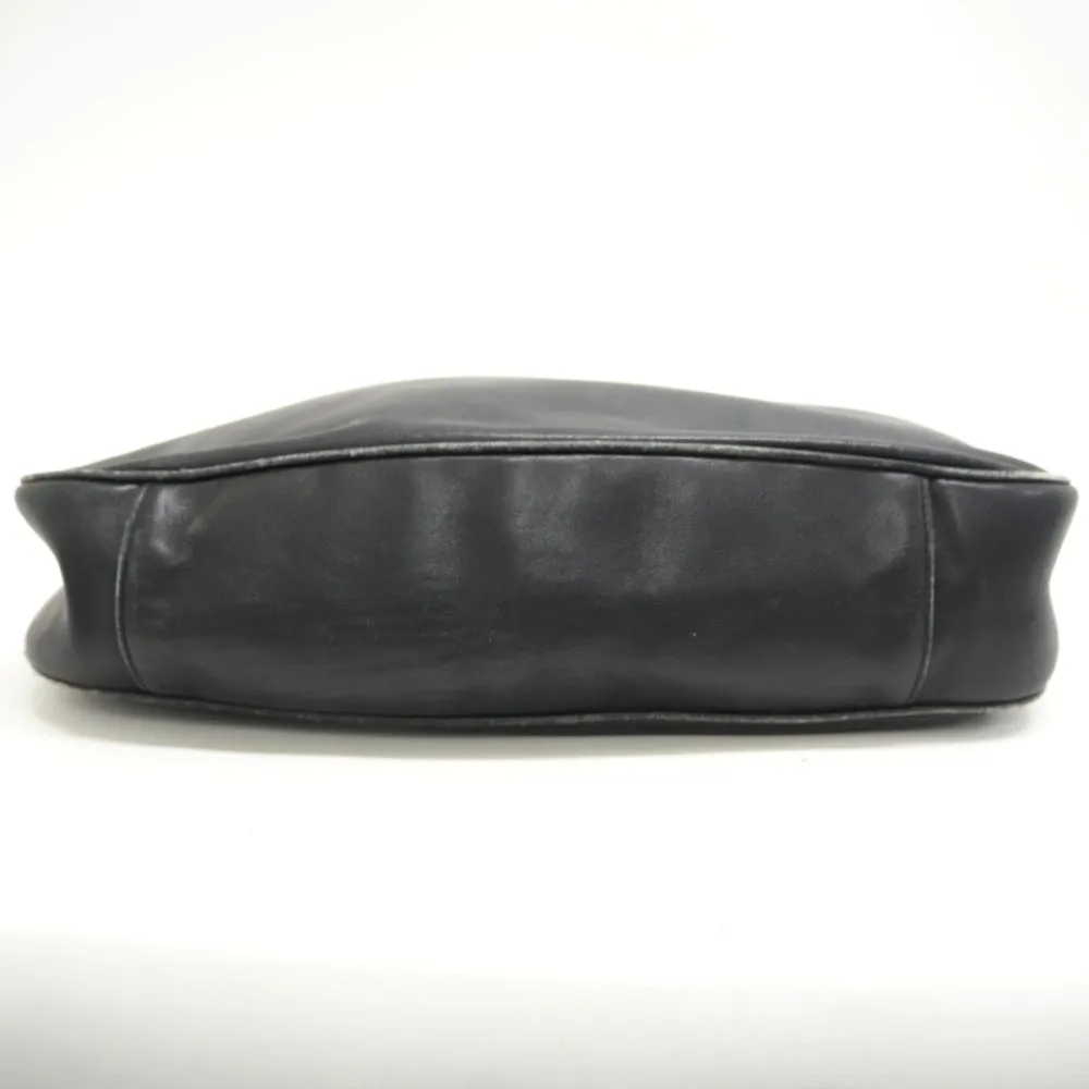GUCCI Shoulder Bag 001 2852 1577 0 Leather, Bamboo black One Shoulder Bag Bamboo Women Used