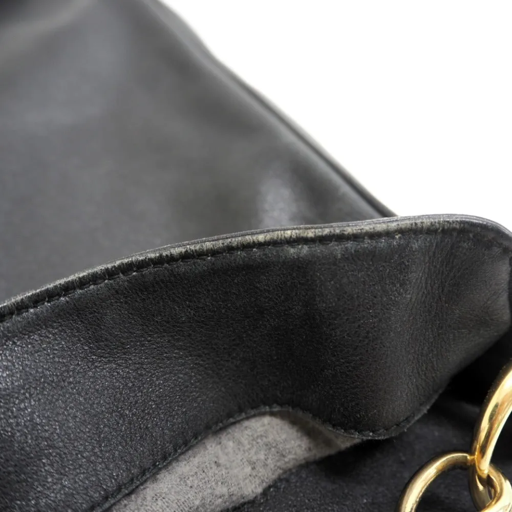 GUCCI Shoulder Bag 001 2852 1577 0 Leather, Bamboo black One Shoulder Bag Bamboo Women Used
