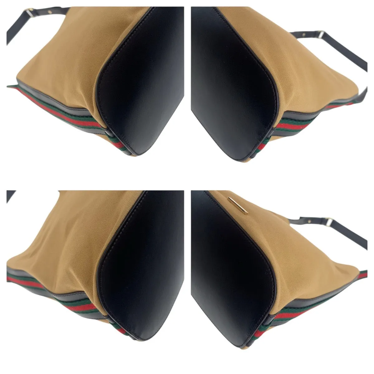 GUCCI Shoulder Bag 001 4286 canvas beige Sherry line
