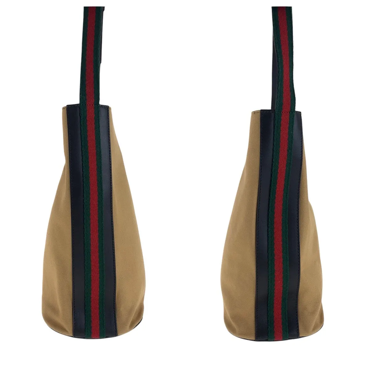 GUCCI Shoulder Bag 001 4286 canvas beige Sherry line