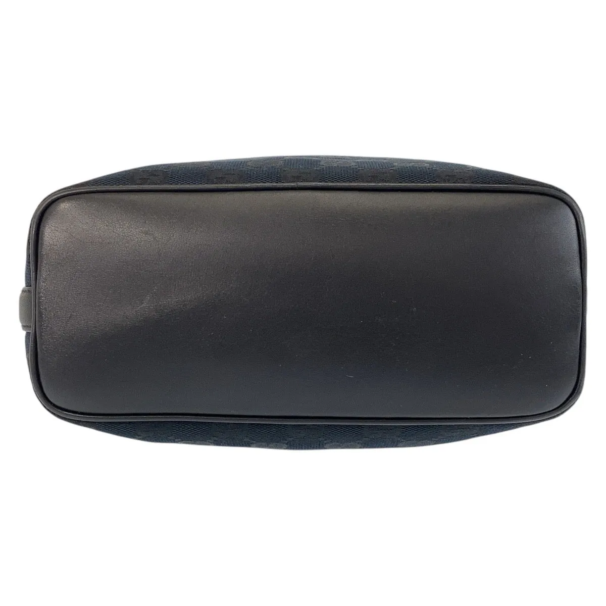 GUCCI Shoulder Bag 001 4288 GG canvas, leather Black GoldMetal Women Used