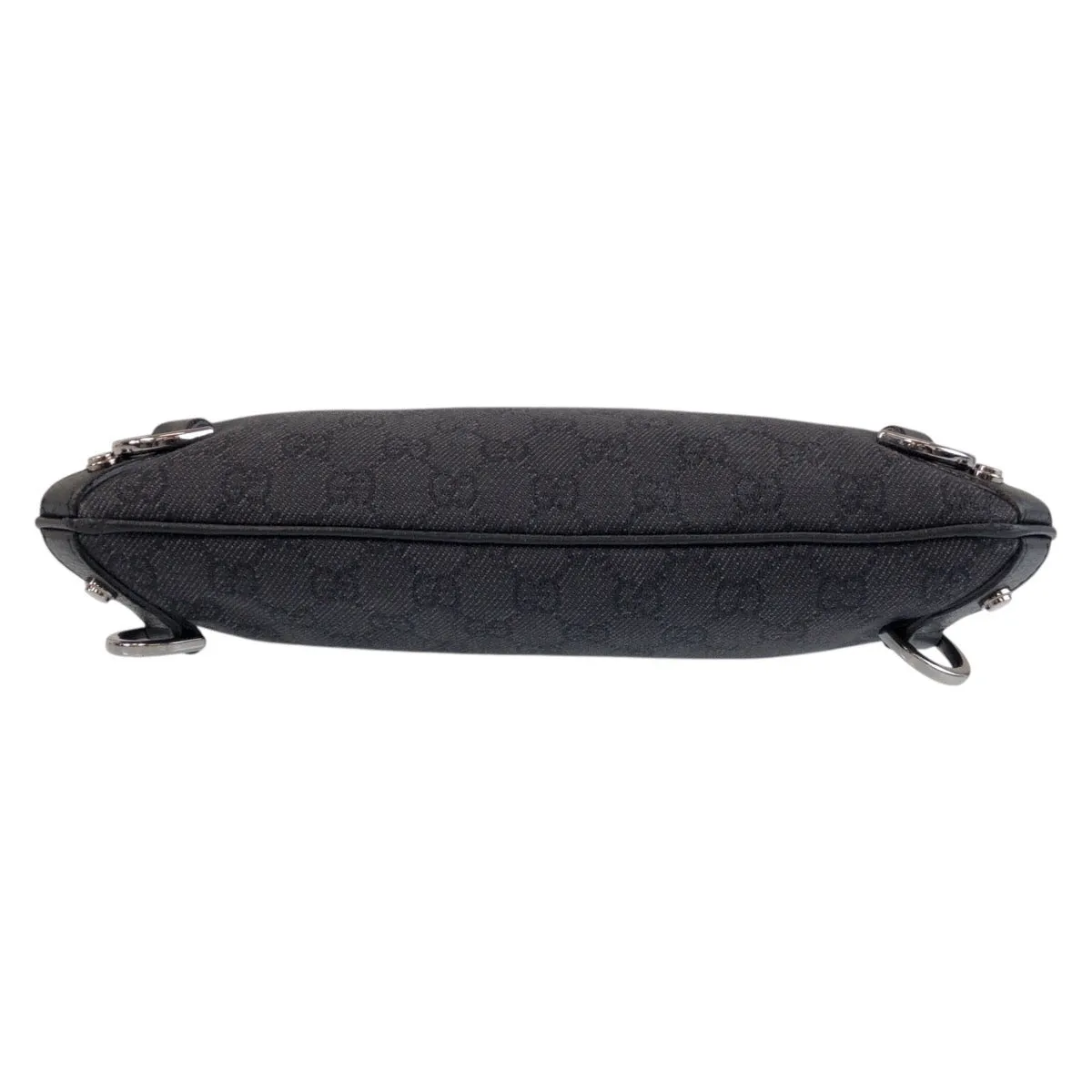 GUCCI Shoulder Bag 268642 GG canvas, leather Black SilverMetal Shoulder Bag Messenger bag Abbey Women Used
