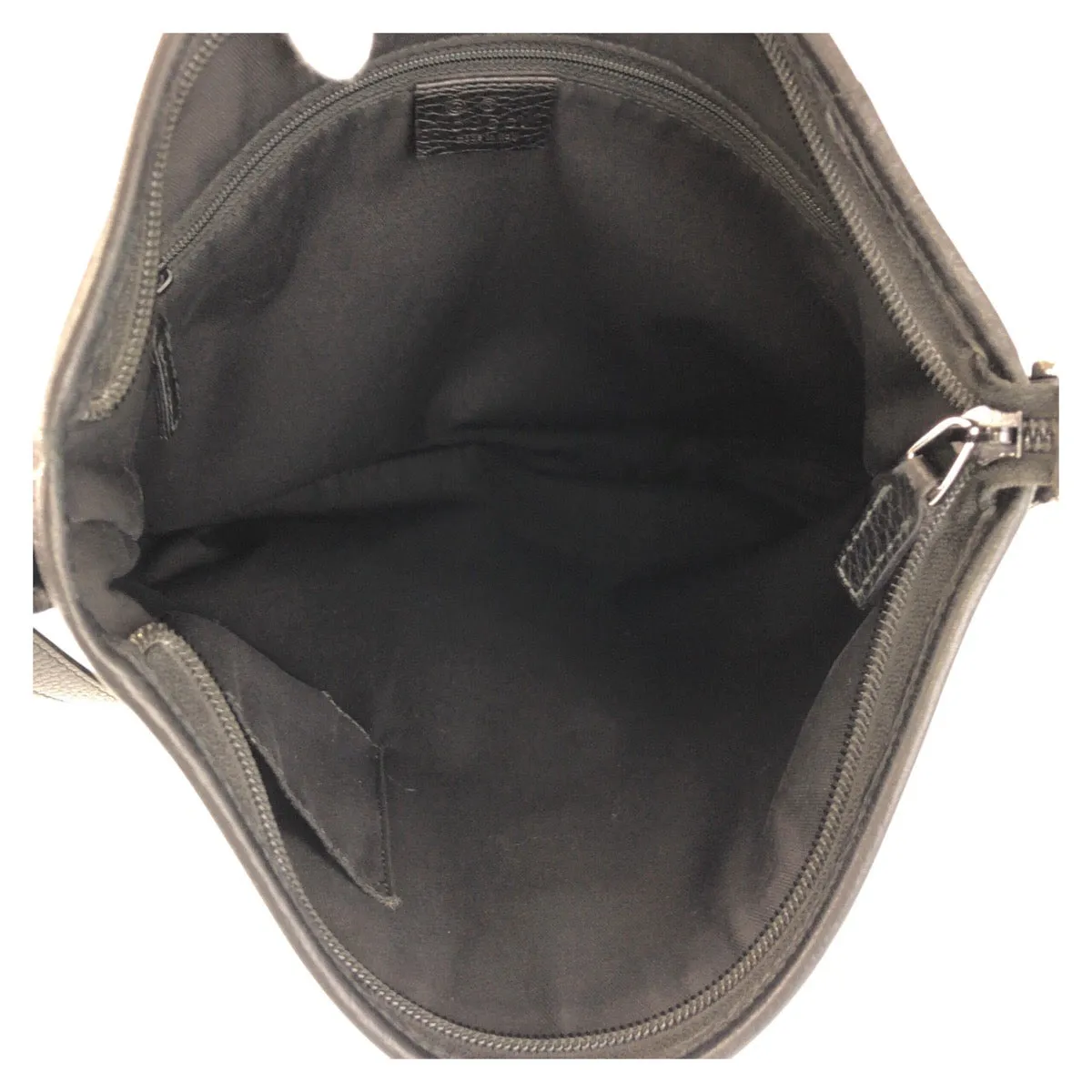 GUCCI Shoulder Bag 268642 GG canvas, leather Black SilverMetal Shoulder Bag Messenger bag Abbey Women Used