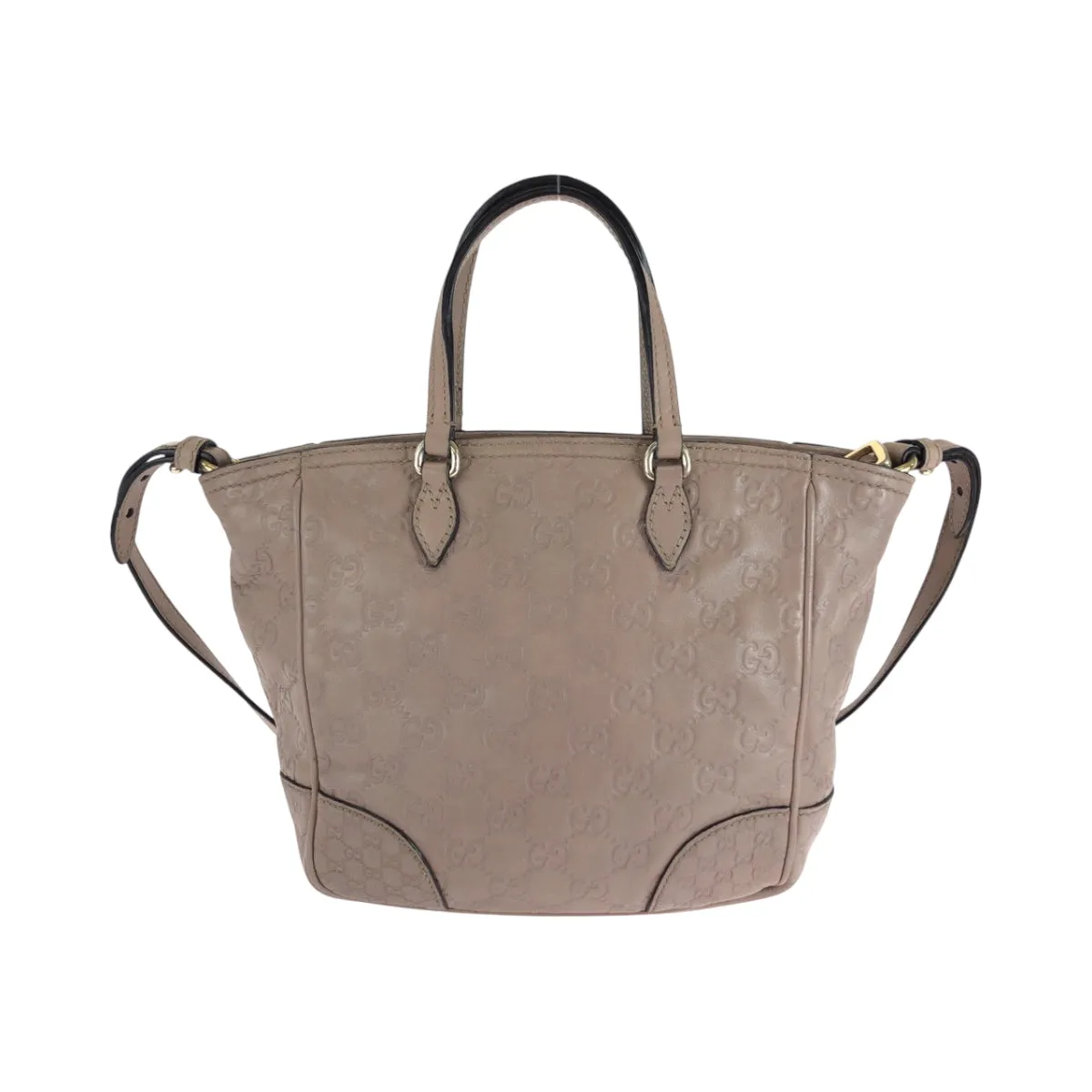 GUCCI Shoulder Bag 353132 leather pink Shoulder Bag Handbag 2way Guccisima Women Used