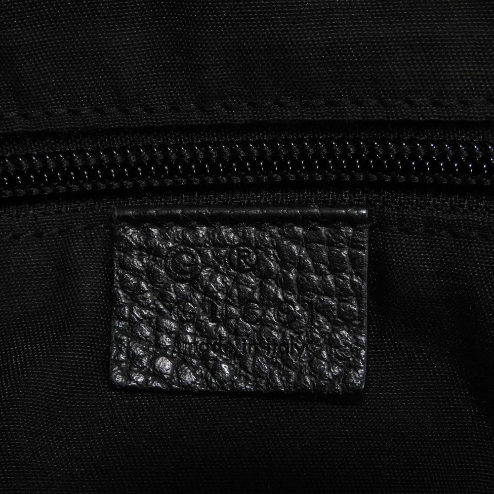 GUCCI Shoulder Bag 374411 GG nylon canvas x calf leather black GG nylon Messenger bag