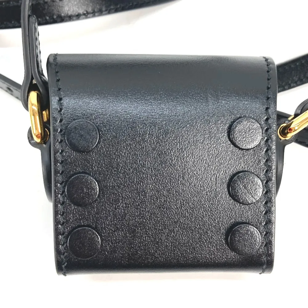 GUCCI Shoulder Bag 658611 leather black Shoulder Bag Crossbody Horsebit 1955(Unisex) Used