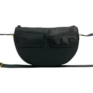 GUCCI Shoulder Bag leather black