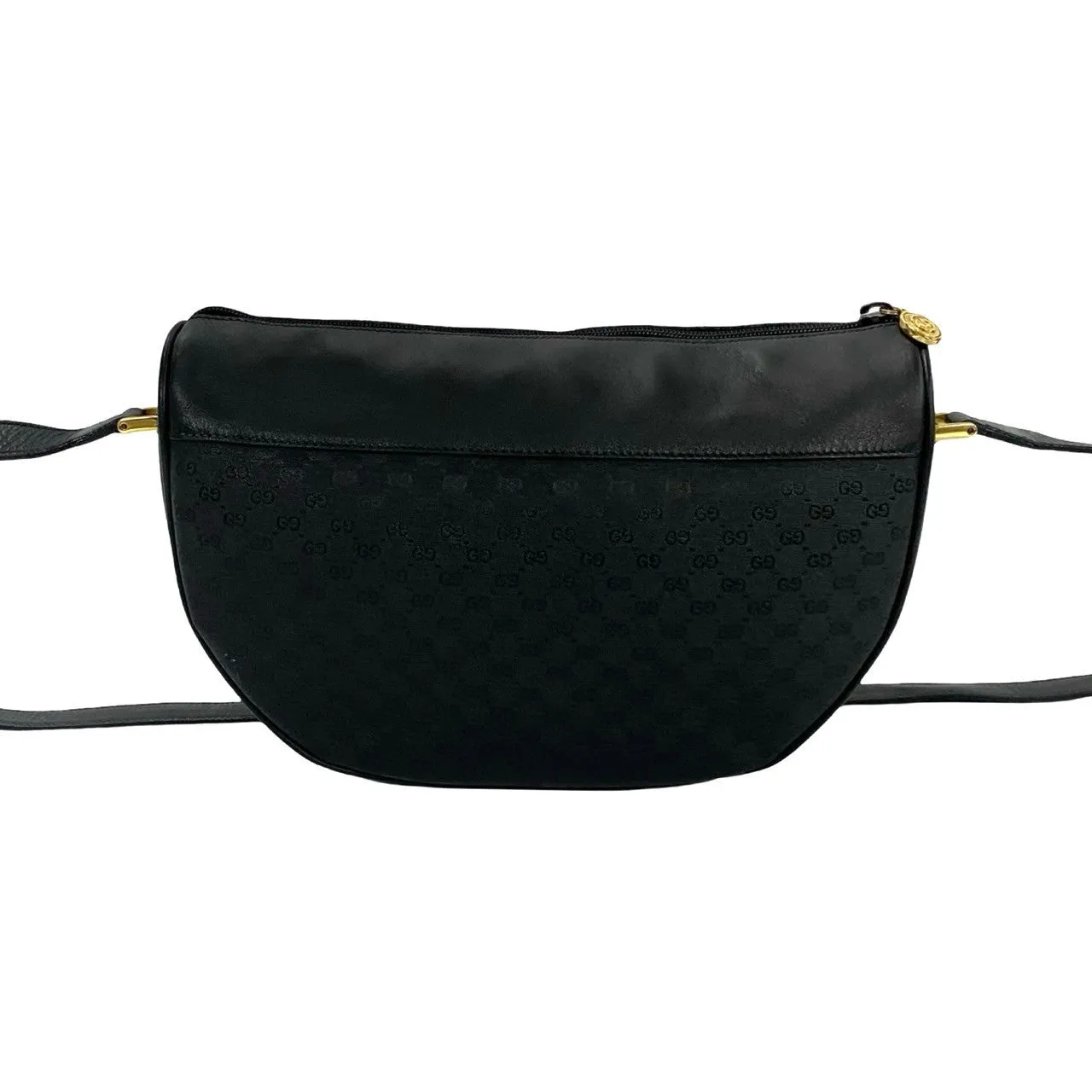 GUCCI Shoulder Bag leather black