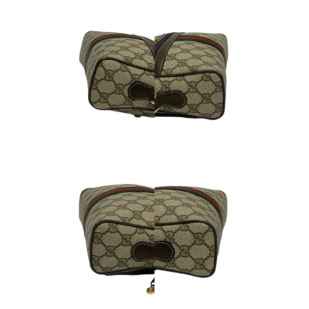 GUCCI Shoulder Bag leather Brown