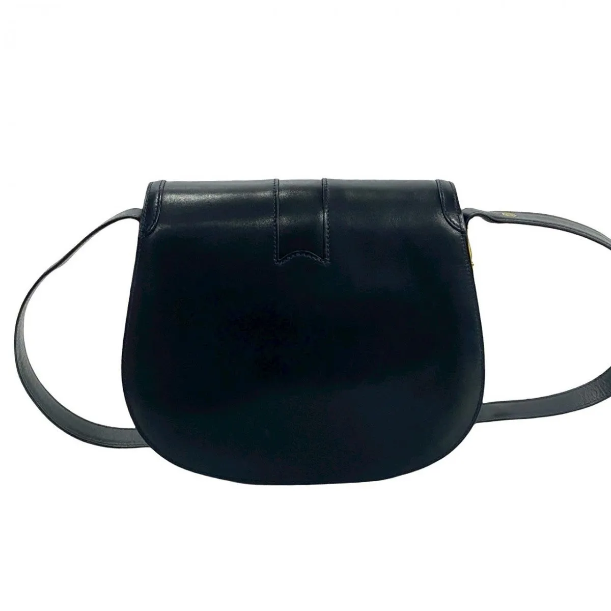 GUCCI Shoulder Bag leather Navy