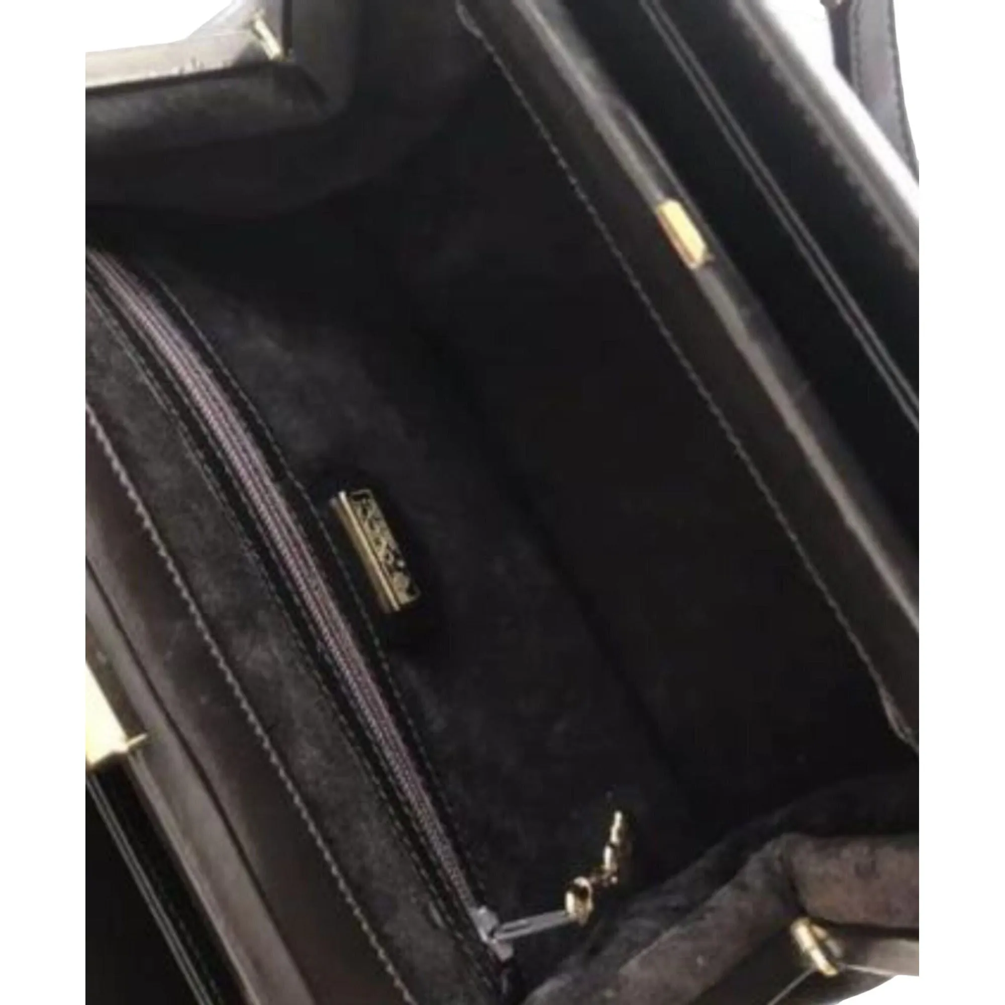 Gucci, unique, brown leather, large satchel style  shoulder bag with a snap hinged top, two longer gold chain & leather shoulder straps