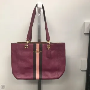 Handbag Designer By Coach, Size: Medium