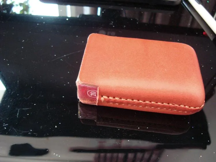 Handmade Brown Leather Mens Cigarette Case Cigarette Holder Case for Men