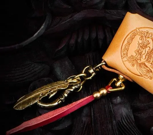 Handmade Leather Mens Leather Cigarette Cases Cigarette Box Lighter Pocket Tobacco Pouch