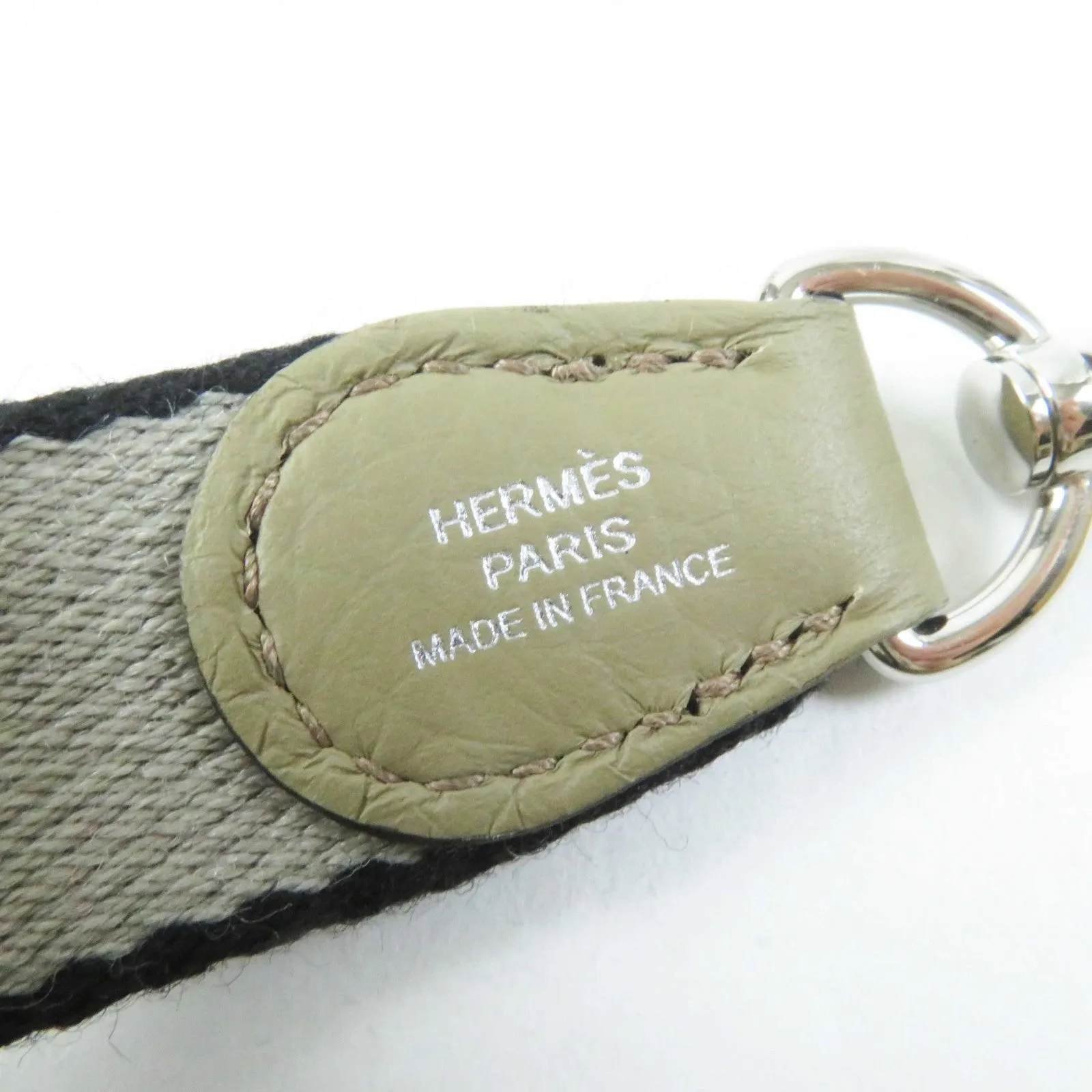 HERMES Shoulder Bag Taurillon Clemence Beige Alpha Evelyn TPM