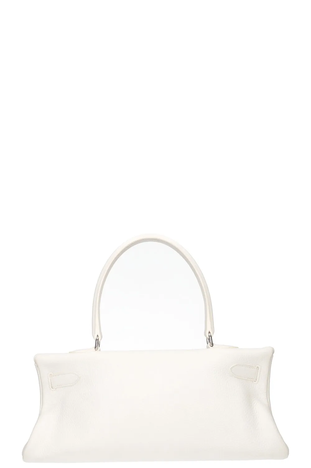 HERM??S Kelly Shoulder Clemence White