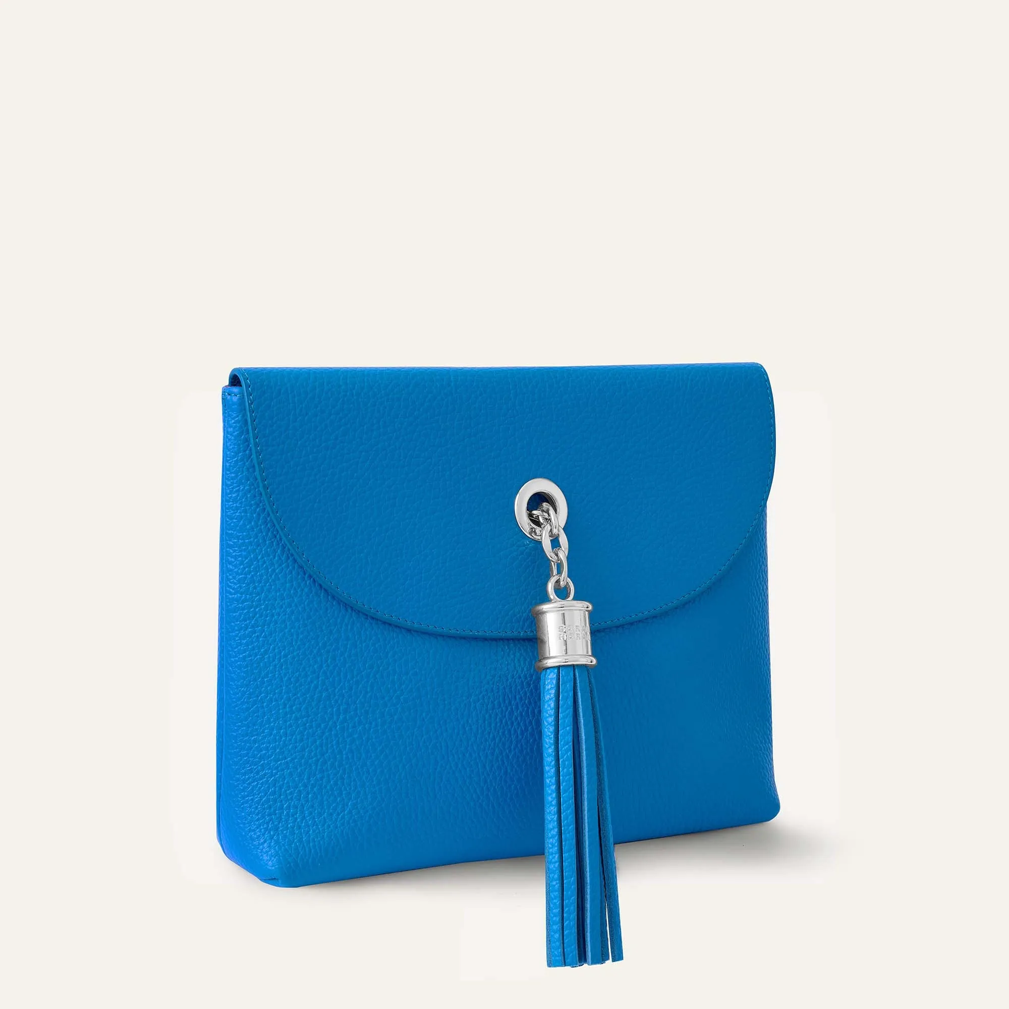 Jasmine Crossbody | Sapphire with Silver hardware