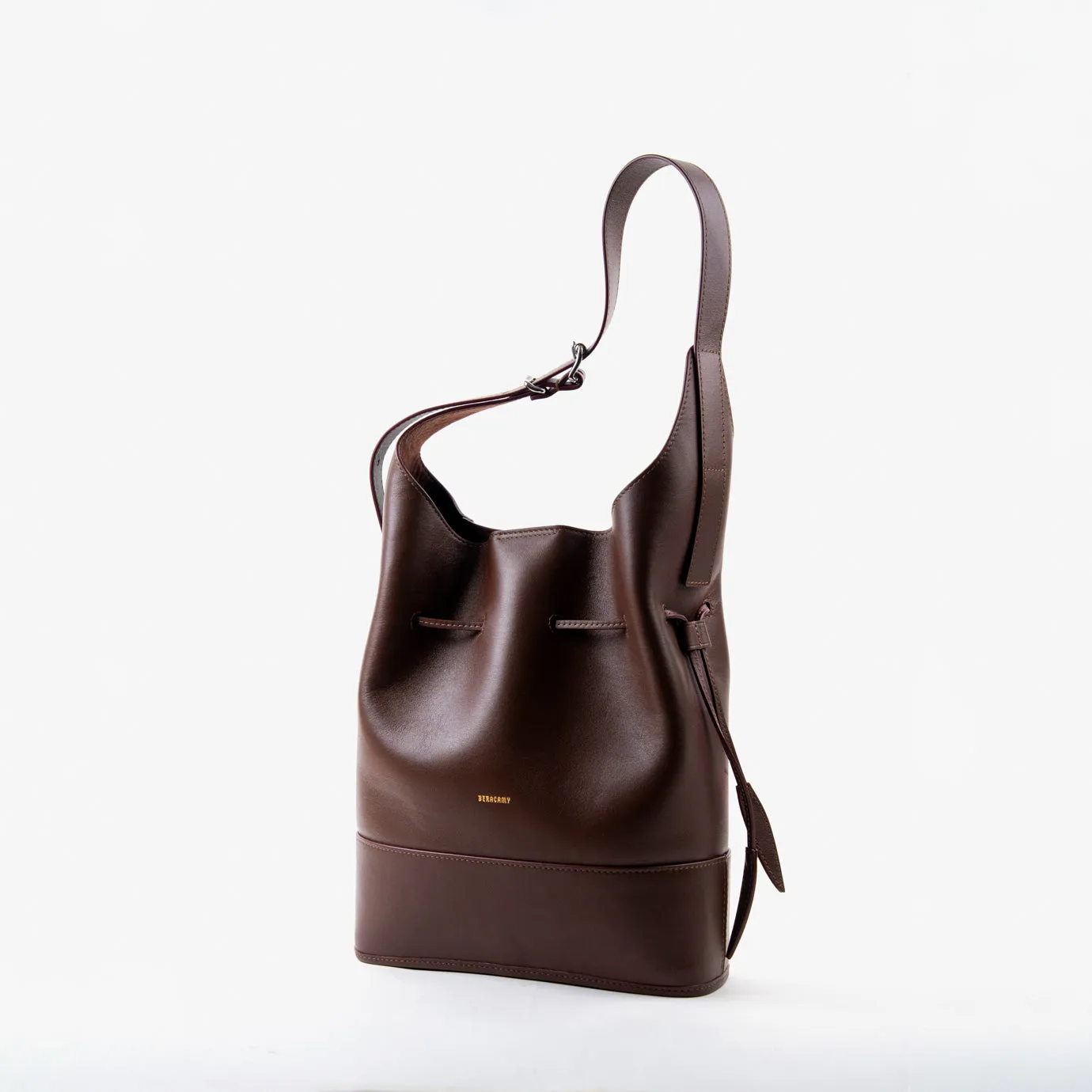 Jeremiah Flat Bucket Bag - Cacao