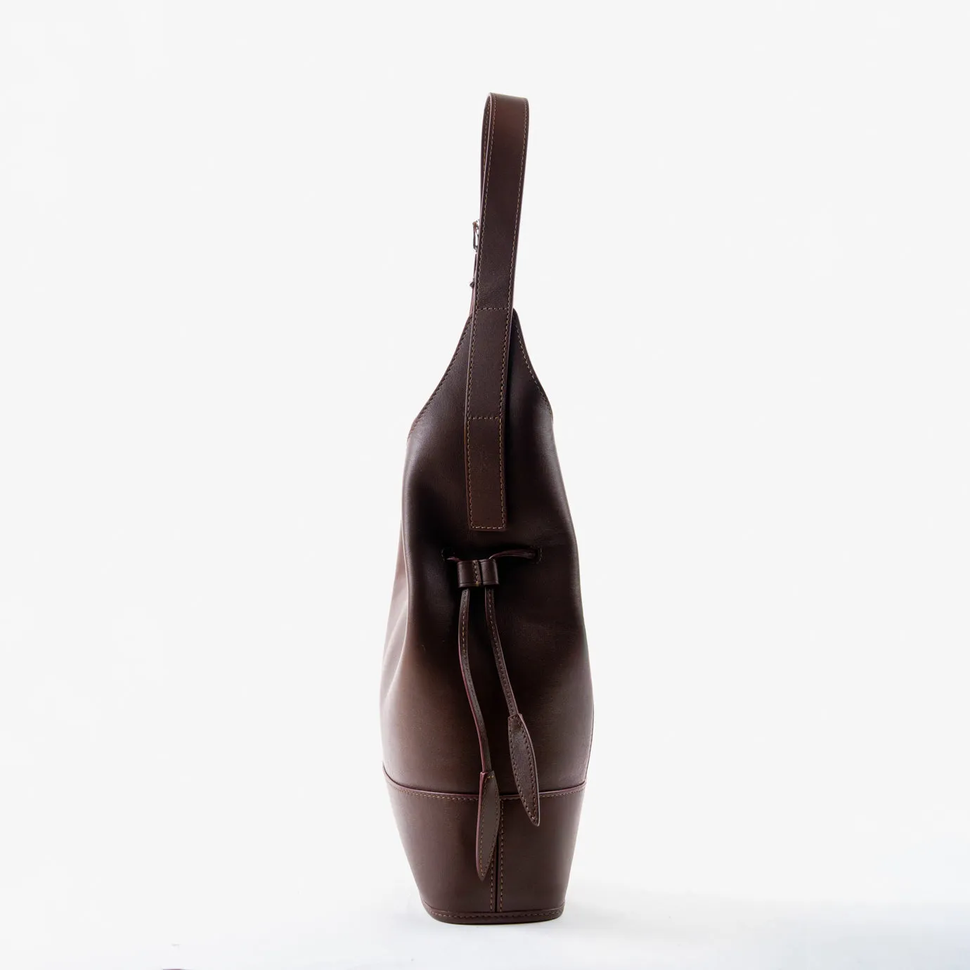 Jeremiah Flat Bucket Bag - Cacao