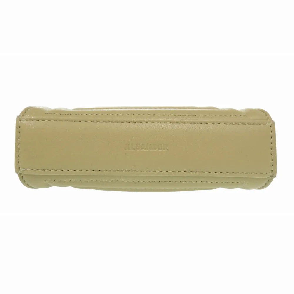 JIL SANDER Shoulder Bag leather beige Tangle SM