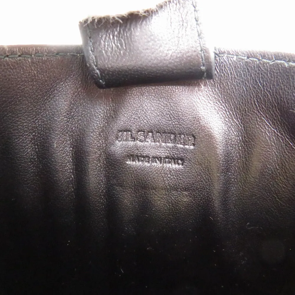 JIL SANDER Shoulder Bag leather beige Tangle SM