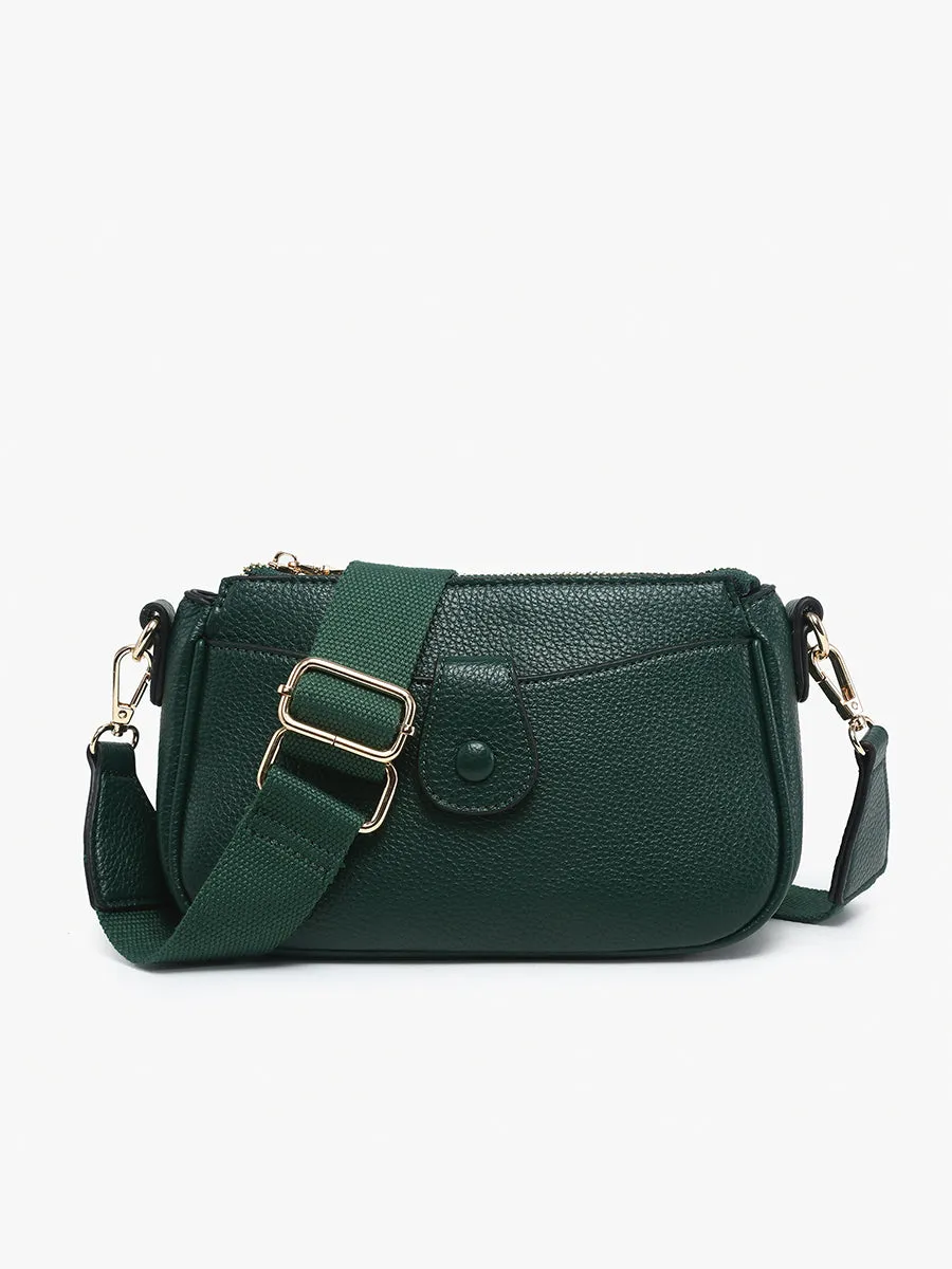 Kallie Vegan Snap Front Crossbody