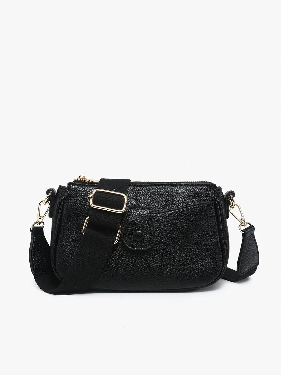 Kallie Vegan Snap Front Crossbody