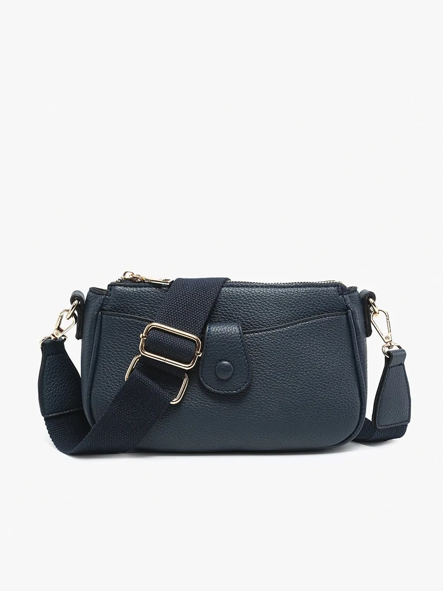 Kallie Vegan Snap Front Crossbody