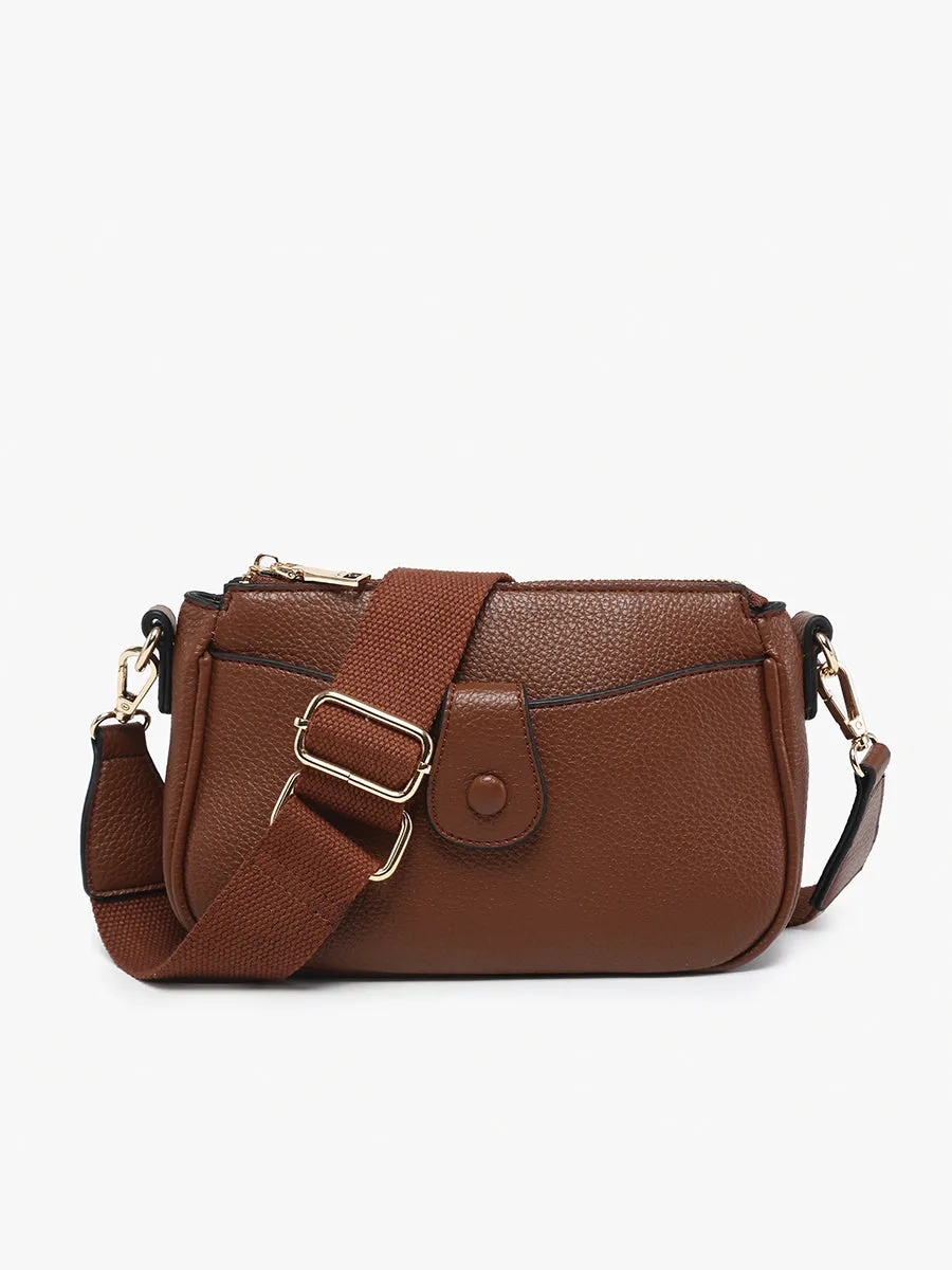 Kallie Vegan Snap Front Crossbody