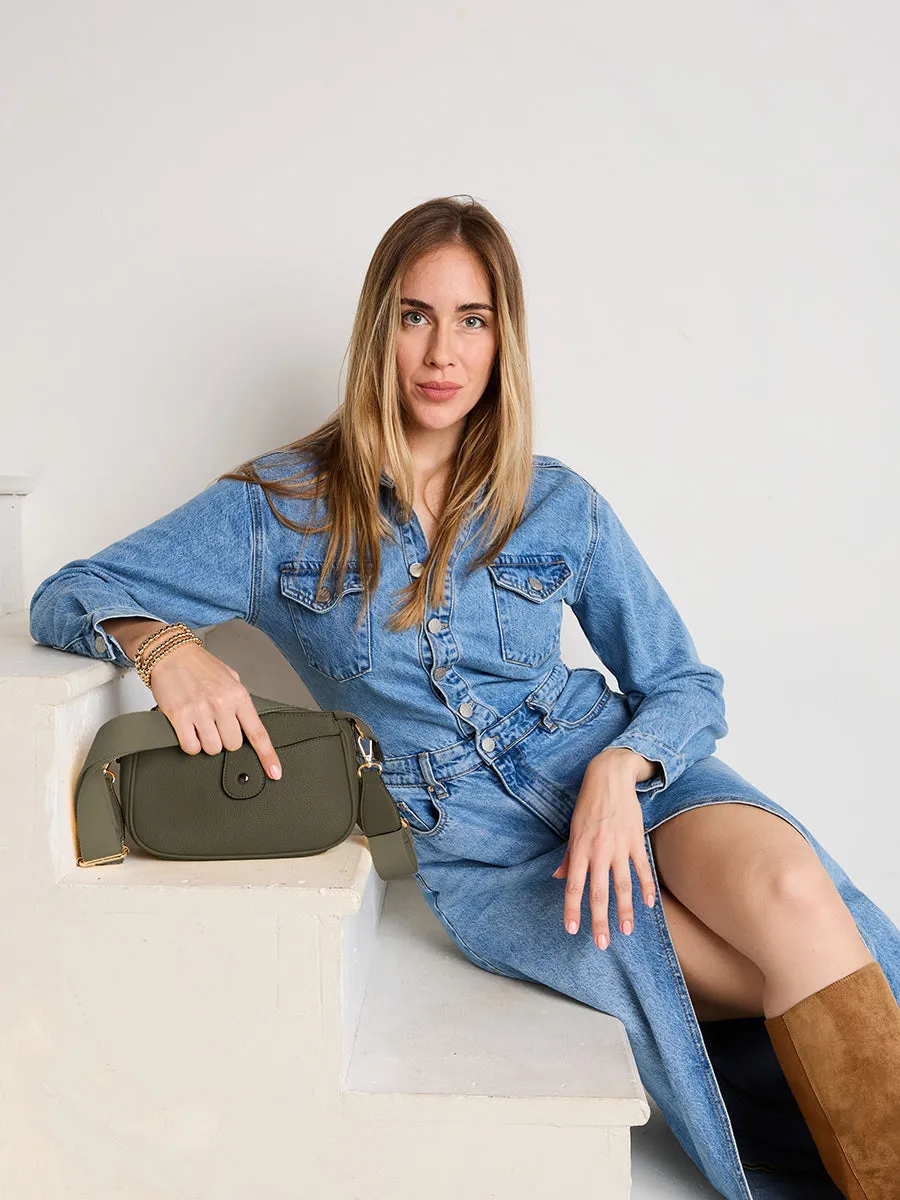 Kallie Vegan Snap Front Crossbody