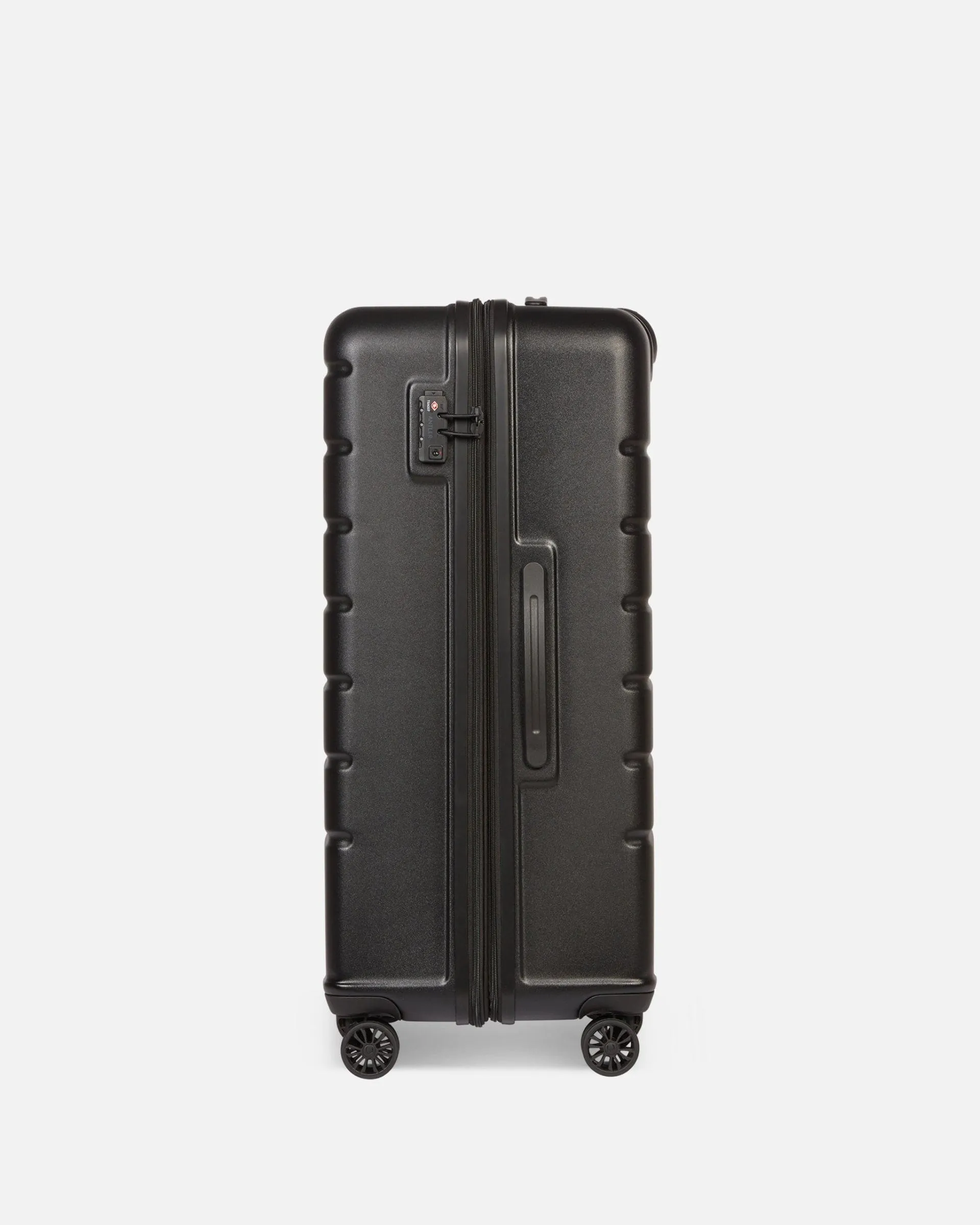 Large Suitcase in Black - Logo