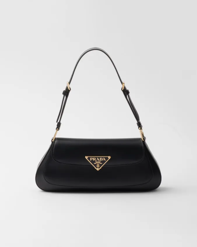 Leather shoulder bag