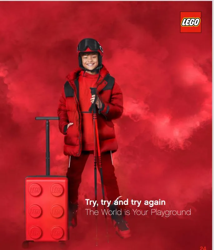 LEGO? Signature Brick Red 22" Carry-on Luggage