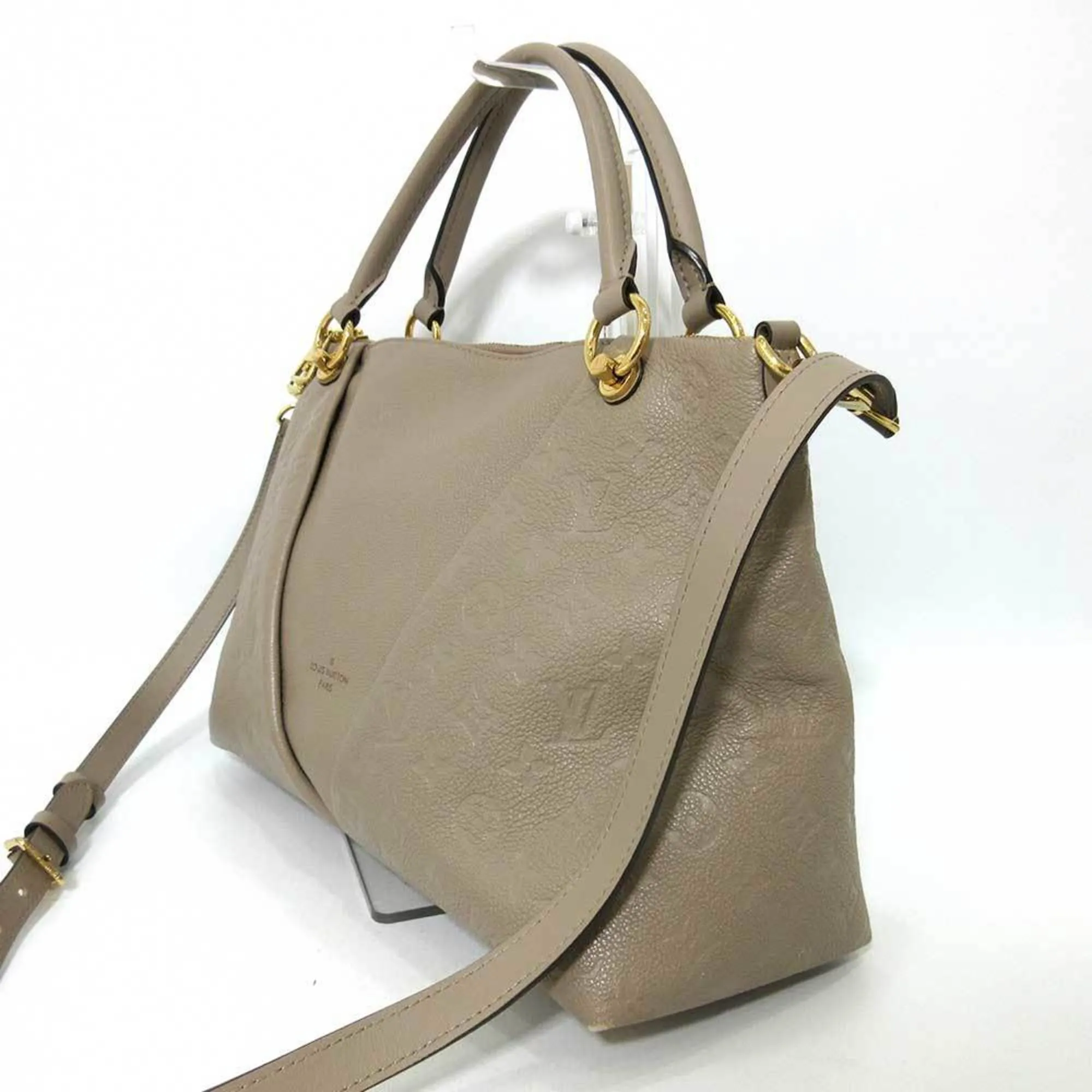LOUIS VUITTON Bag V Tote MM Tourtrail Beige Hand Shoulder Women's Monogram Implant M44884 LOUISVUITTON